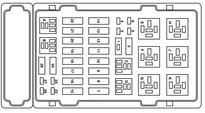 2006 ford f350 6.0 diesel fuse box diagram
