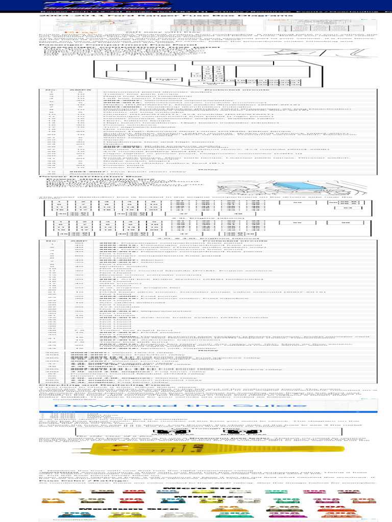 2006 ford ranger 4.0 fuse box diagram