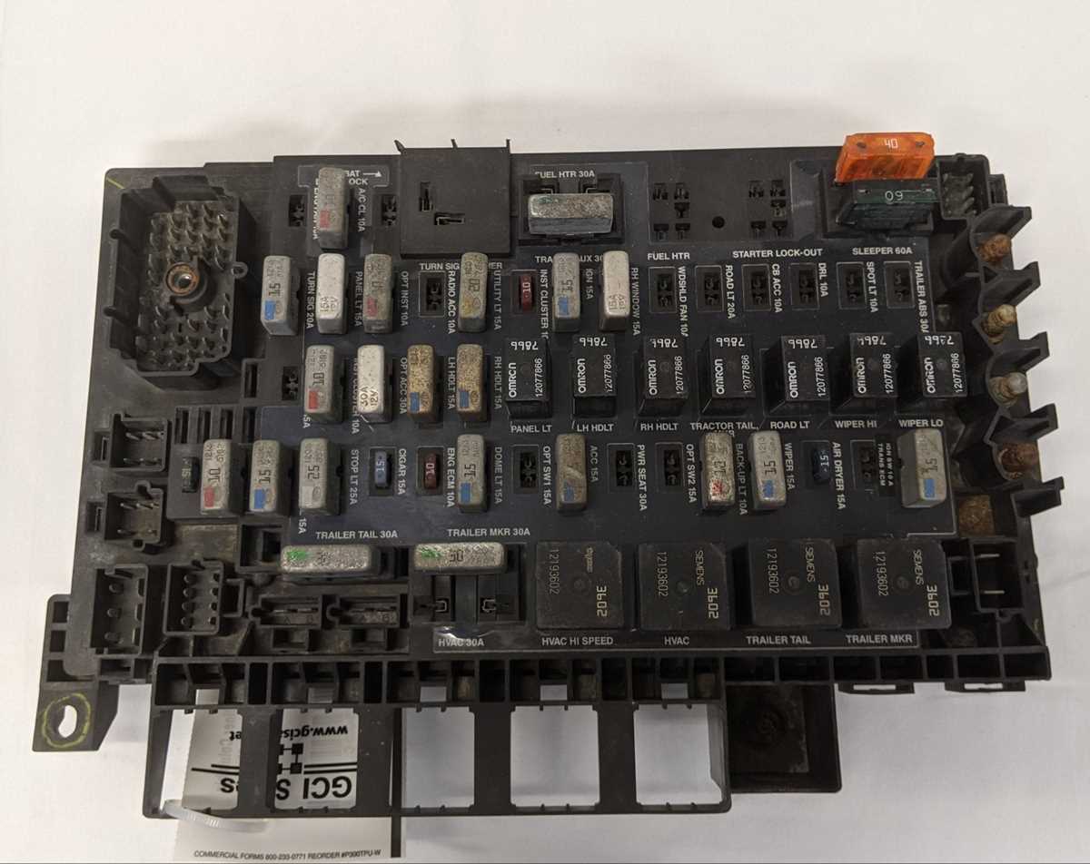 2006 freightliner columbia fuse panel diagram