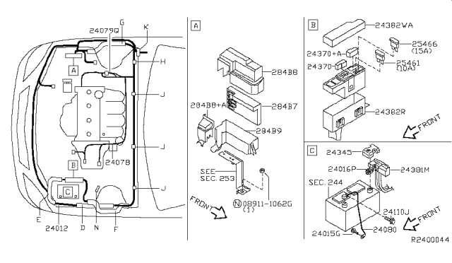 2006 nissan altima 2.5 fuse box diagram