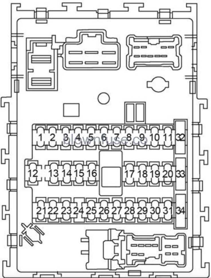 2006 nissan maxima fuse panel diagram