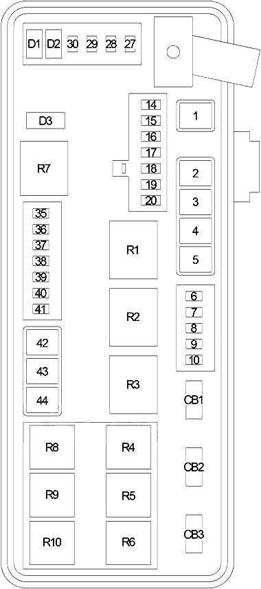 2007 dodge charger 3.5 l fuse box diagram