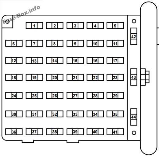 2007 ford f350 super duty fuse box diagram