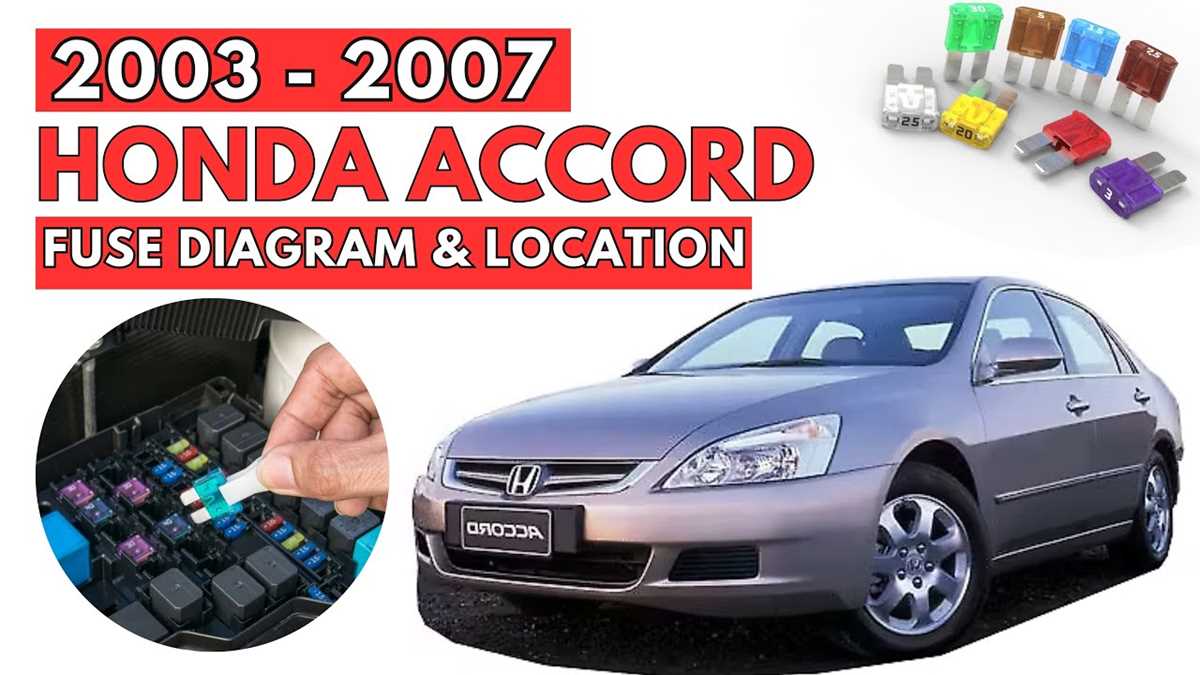2007 honda accord fuse panel diagram