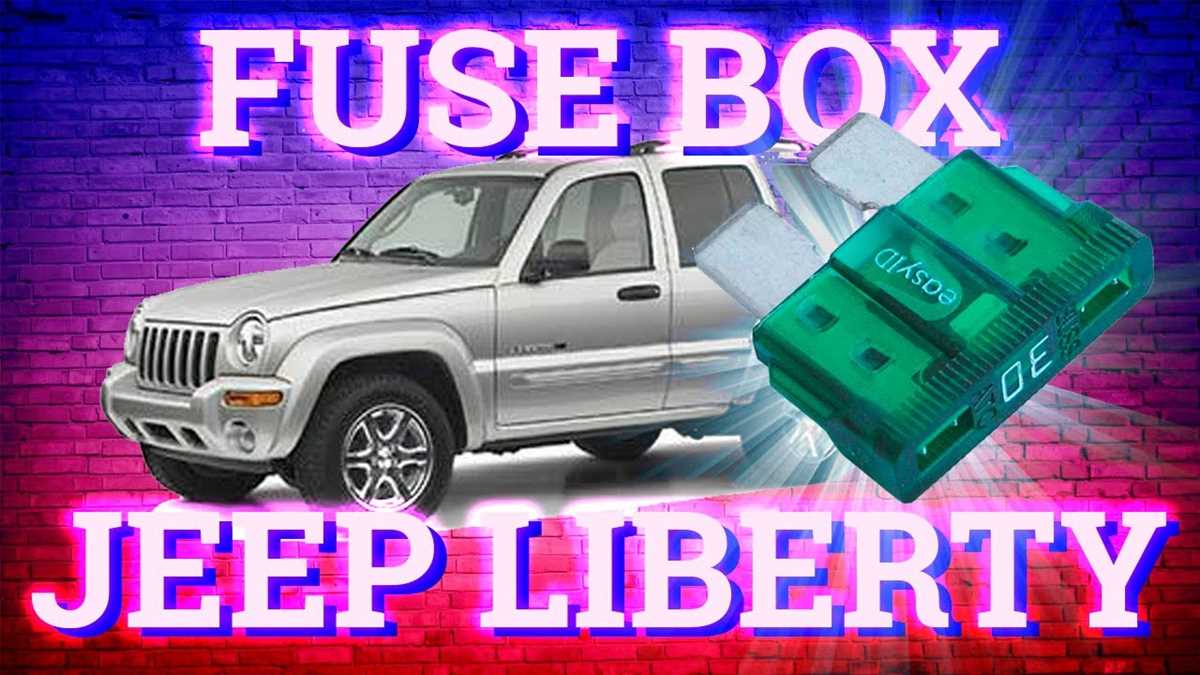 2007 jeep liberty fuse panel diagram