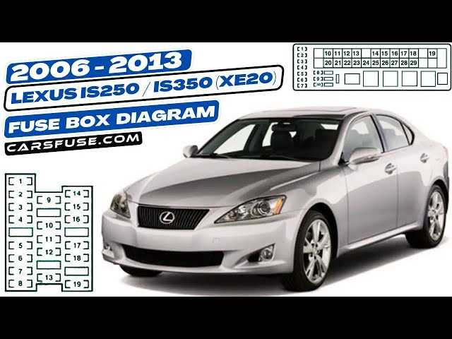 2007 lexus is350 fuse box diagram