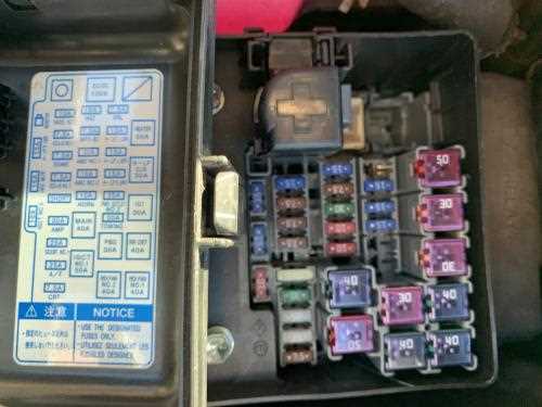 2007 lexus rx400h fuse box diagram