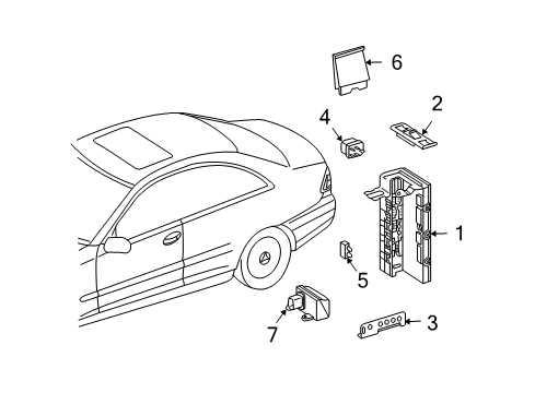 2007 mercedes clk 350 fuse diagram