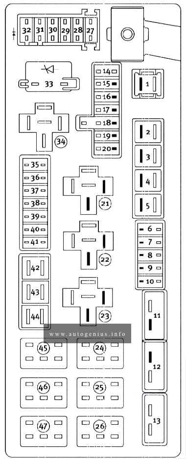 2007 chrysler 300 fuse panel diagram