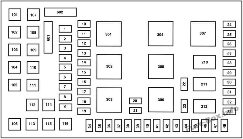 2007 f350 fuse diagram