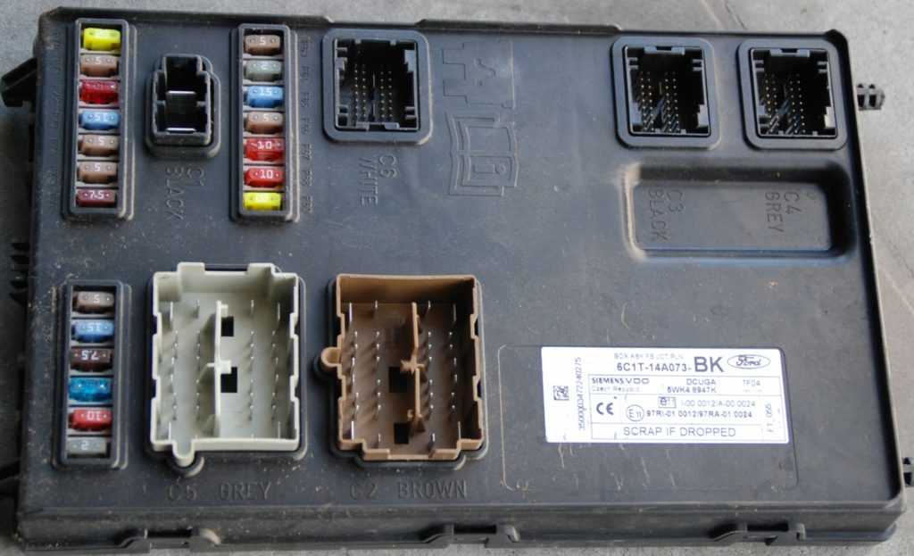 2007 ford transit fuse box diagram
