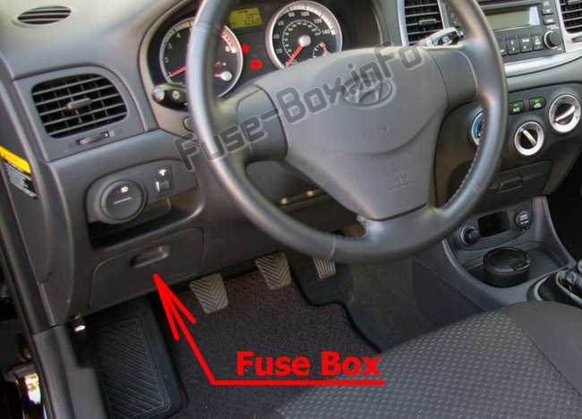 2007 hyundai accent fuse box diagram
