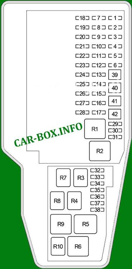 2007 lexus ls 460 fuse diagram