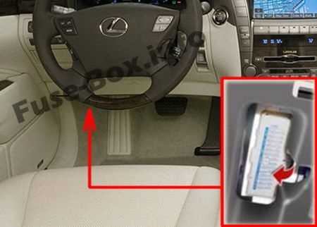 2007 lexus ls 460 fuse diagram