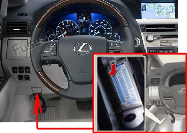 2007 lexus rx 350 fuse box diagram