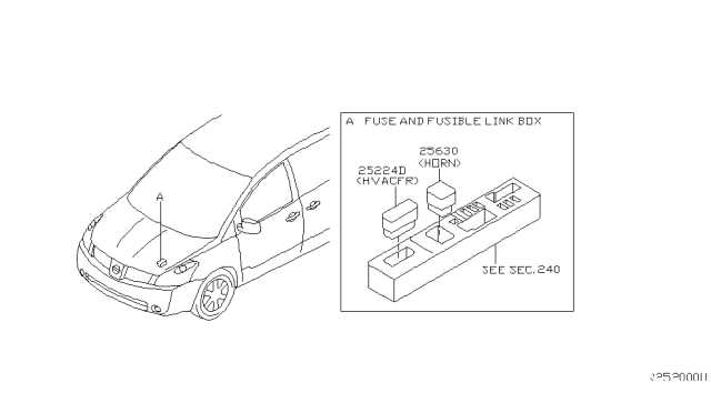 2007 nissan quest fuse diagram
