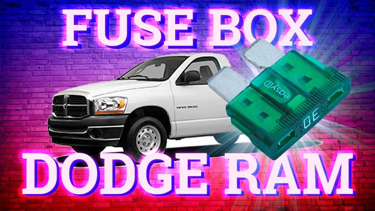 2007 ram 2500 fuse box diagram