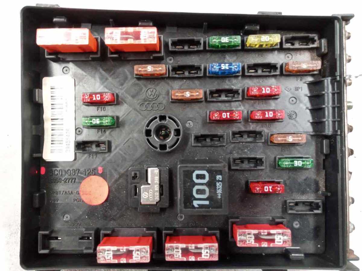 2007 vw passat fuse box diagram
