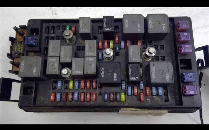 2008 gmc canyon fuse box diagram