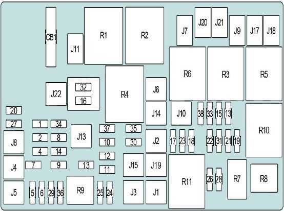 2008 jeep liberty fuse diagram