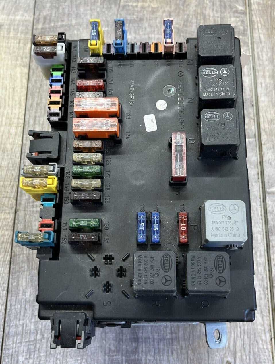 2008 mercedes fuse box diagram