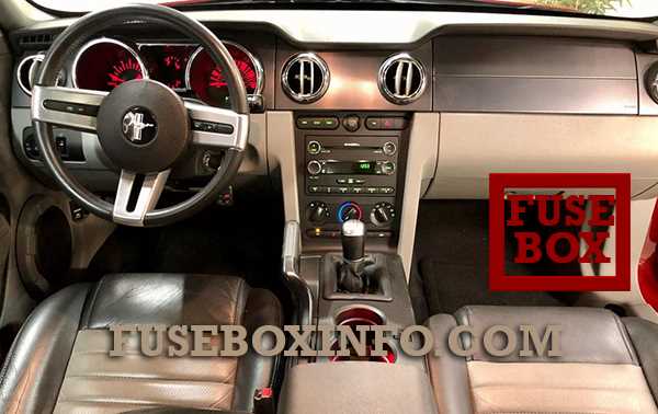 2008 mustang v6 fuse box diagram