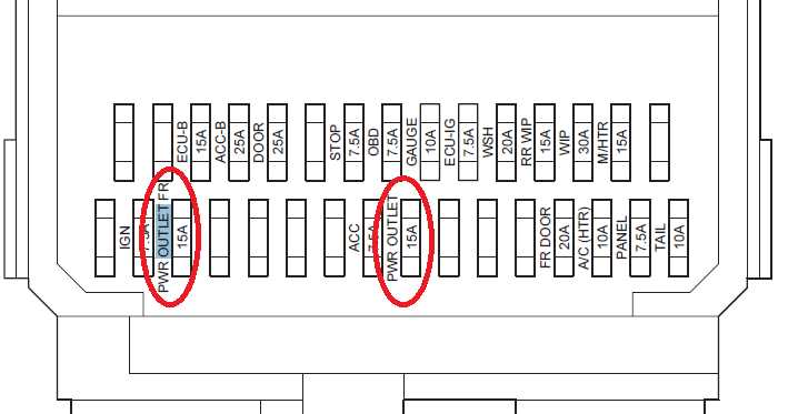 2008 prius fuse diagram