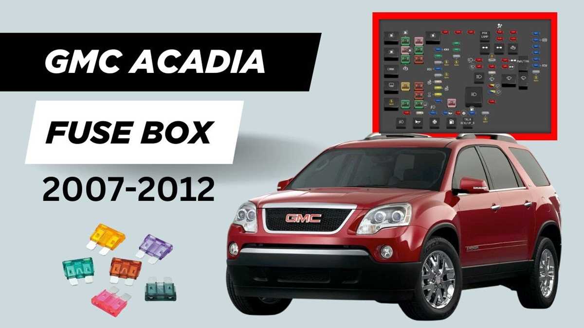 2008 acadia fuse box diagram