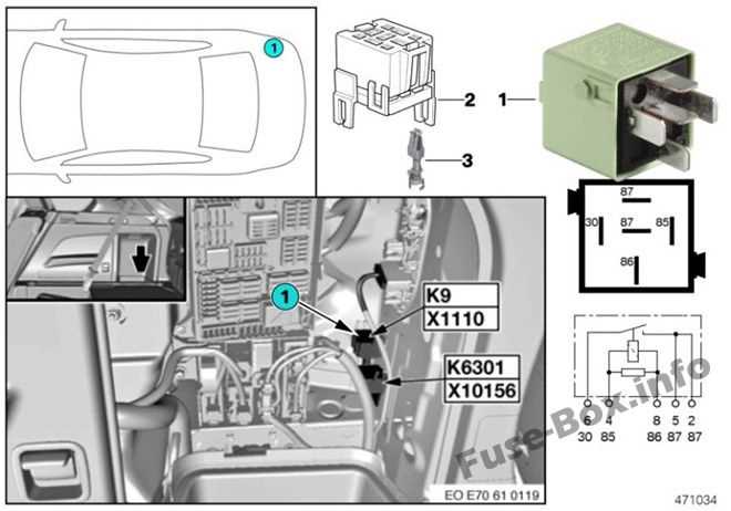 2008 bmw x5 fuse box diagram