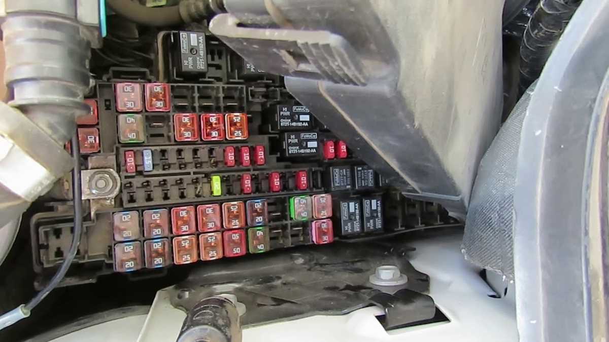 2008 f350 interior fuse box diagram