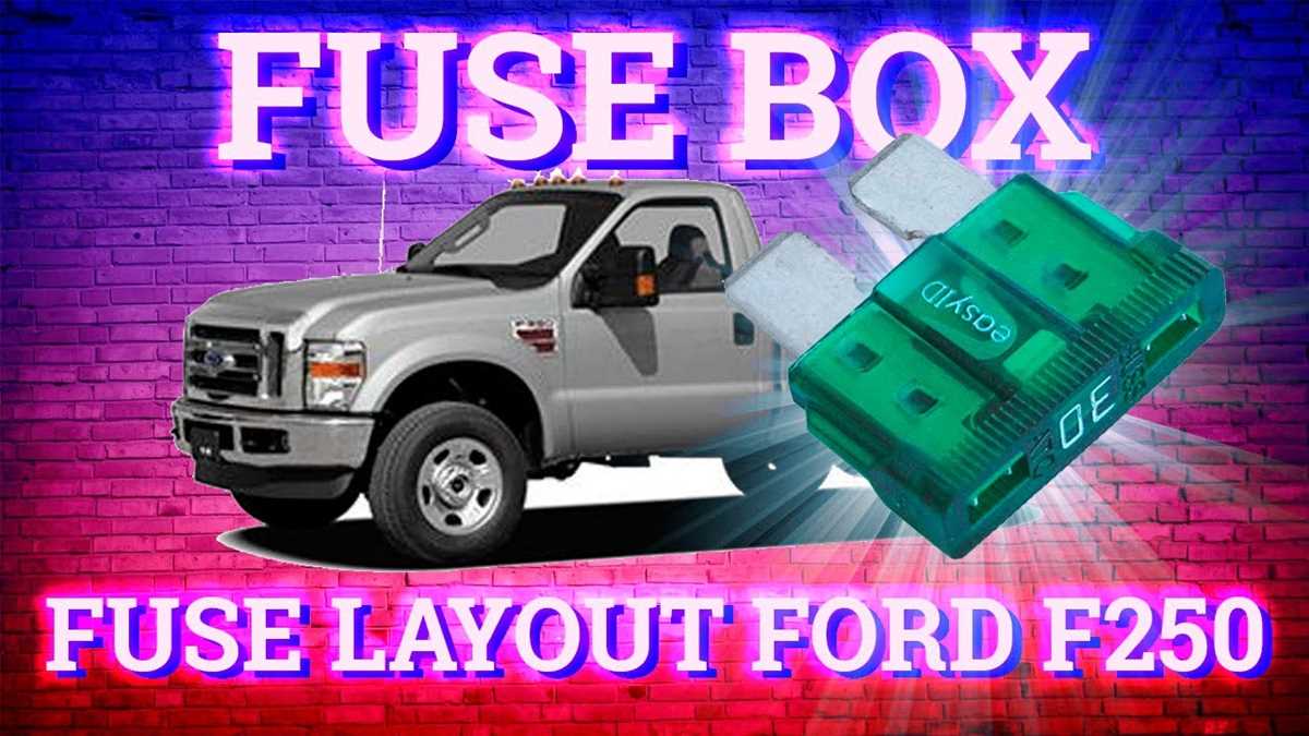 2008 ford f350 diesel fuse box diagram