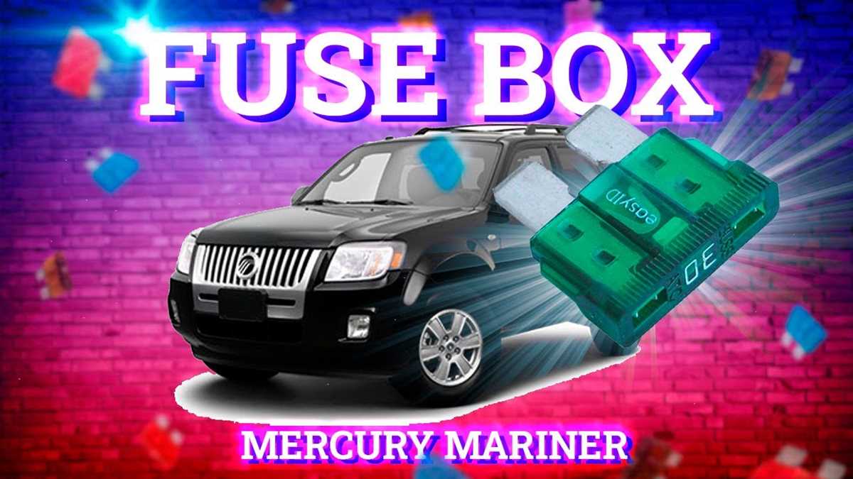 2008 mercury mariner fuse box diagram