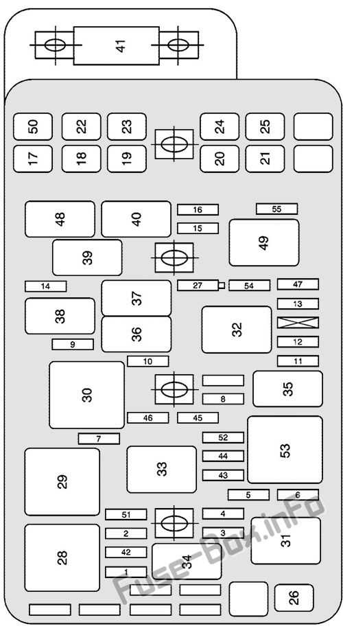 2008 pontiac g6 fuse box diagram