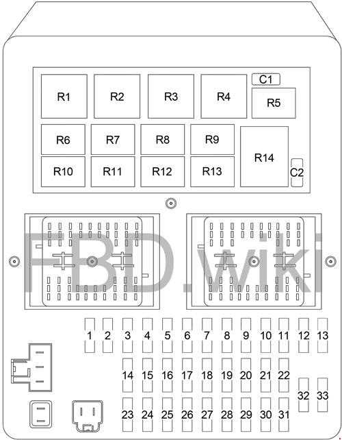 2008 suzuki grand vitara fuse box diagram
