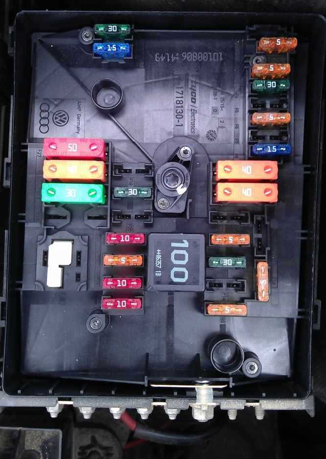 2008 vw rabbit fuse box diagram