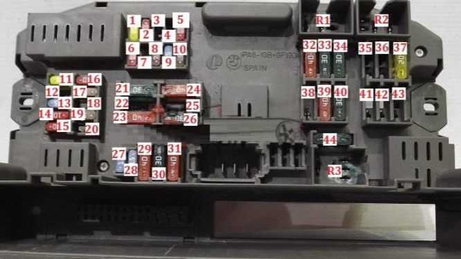 2009 bmw x5 fuse diagram