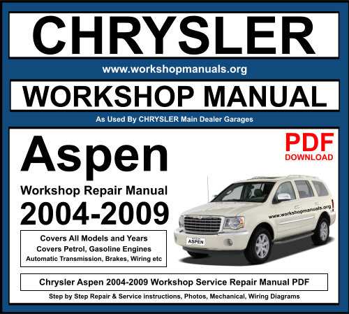 2009 chrysler aspen fuse diagram