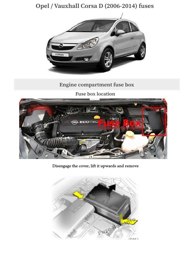 2009 corsa d fuse box diagram