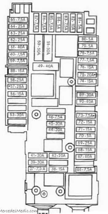 2009 mercedes benz e350 fuse box diagram