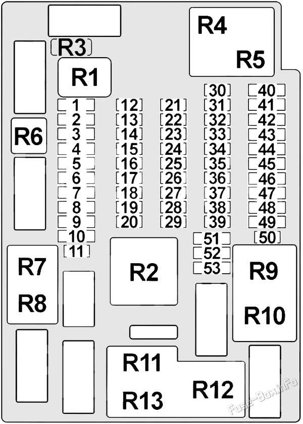 2009 mini cooper fuse box diagram