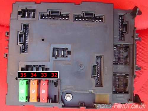 2009 smart fortwo fuse box diagram