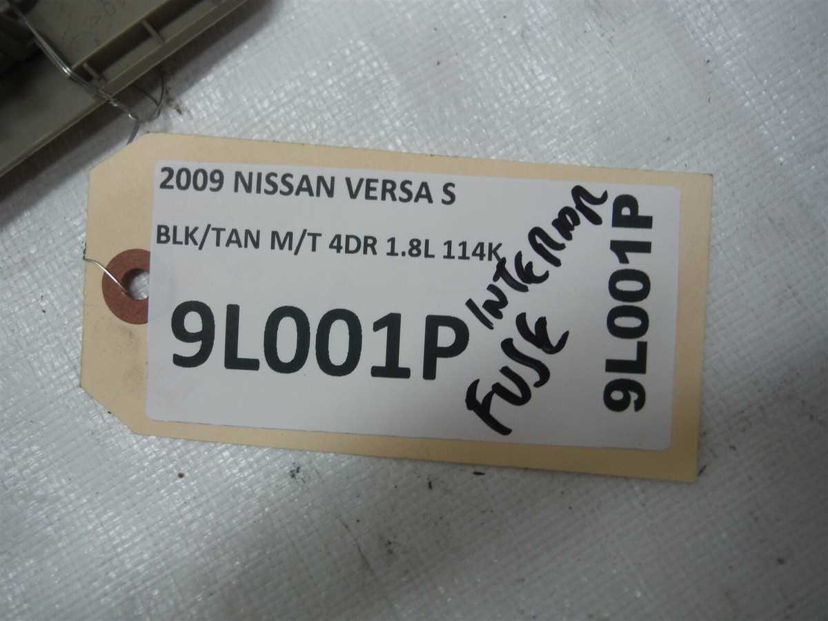 2009 versa fuse diagram