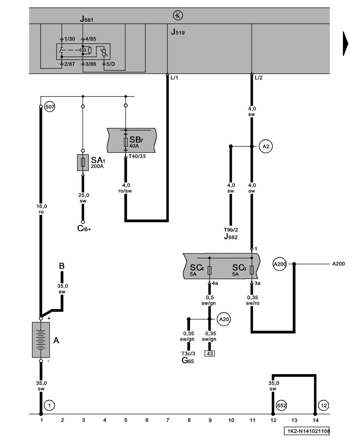 2009 vw jetta 2.5 fuse diagram