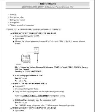 2009 ford flex fuse box diagram