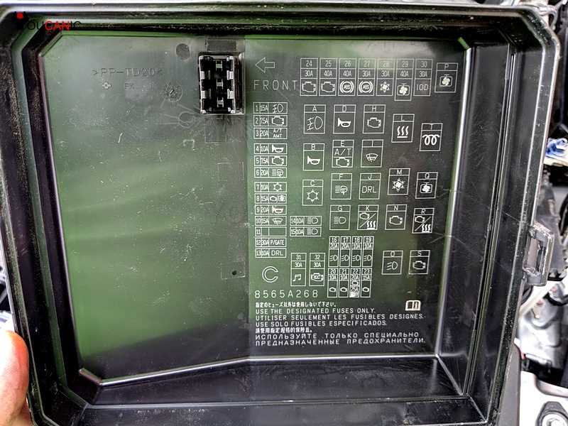 2009 mitsubishi galant fuse box diagram