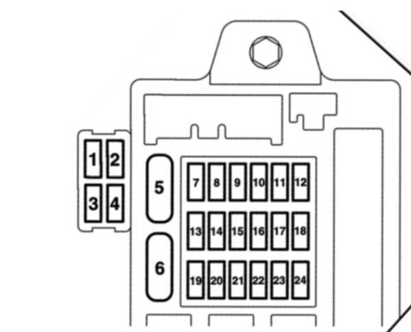 2009 mitsubishi galant fuse box diagram