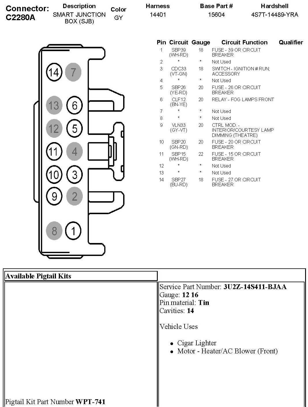2010 ford mustang fuse diagram