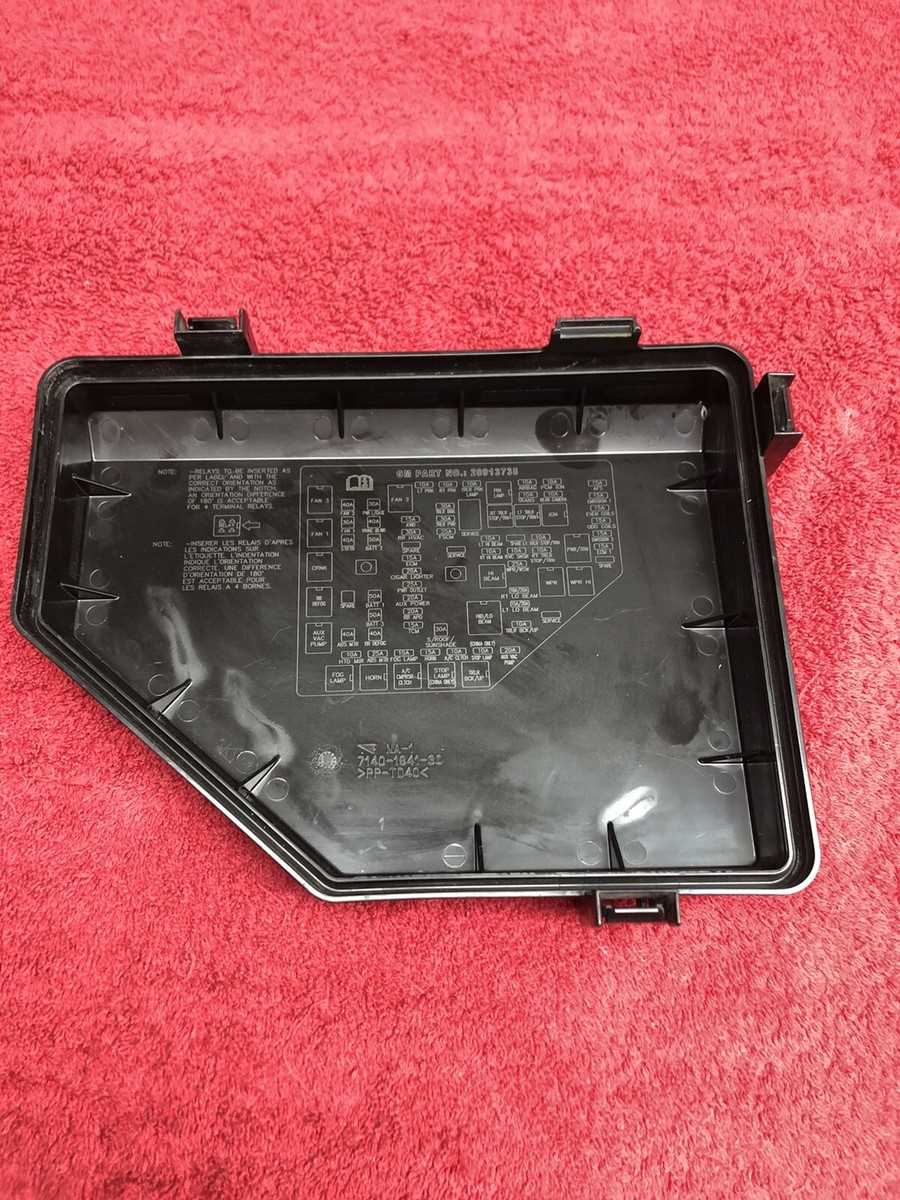 2010 gmc acadia fuse box diagram