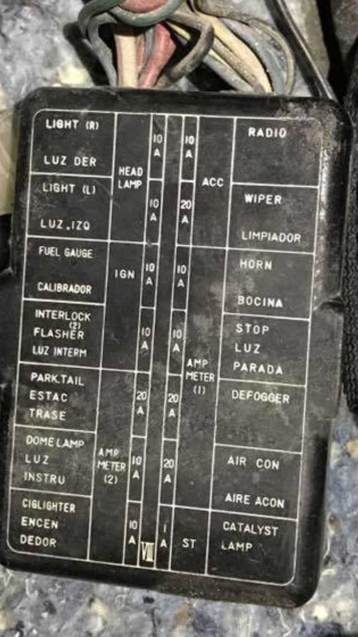 2010 nissan cube fuse box diagram