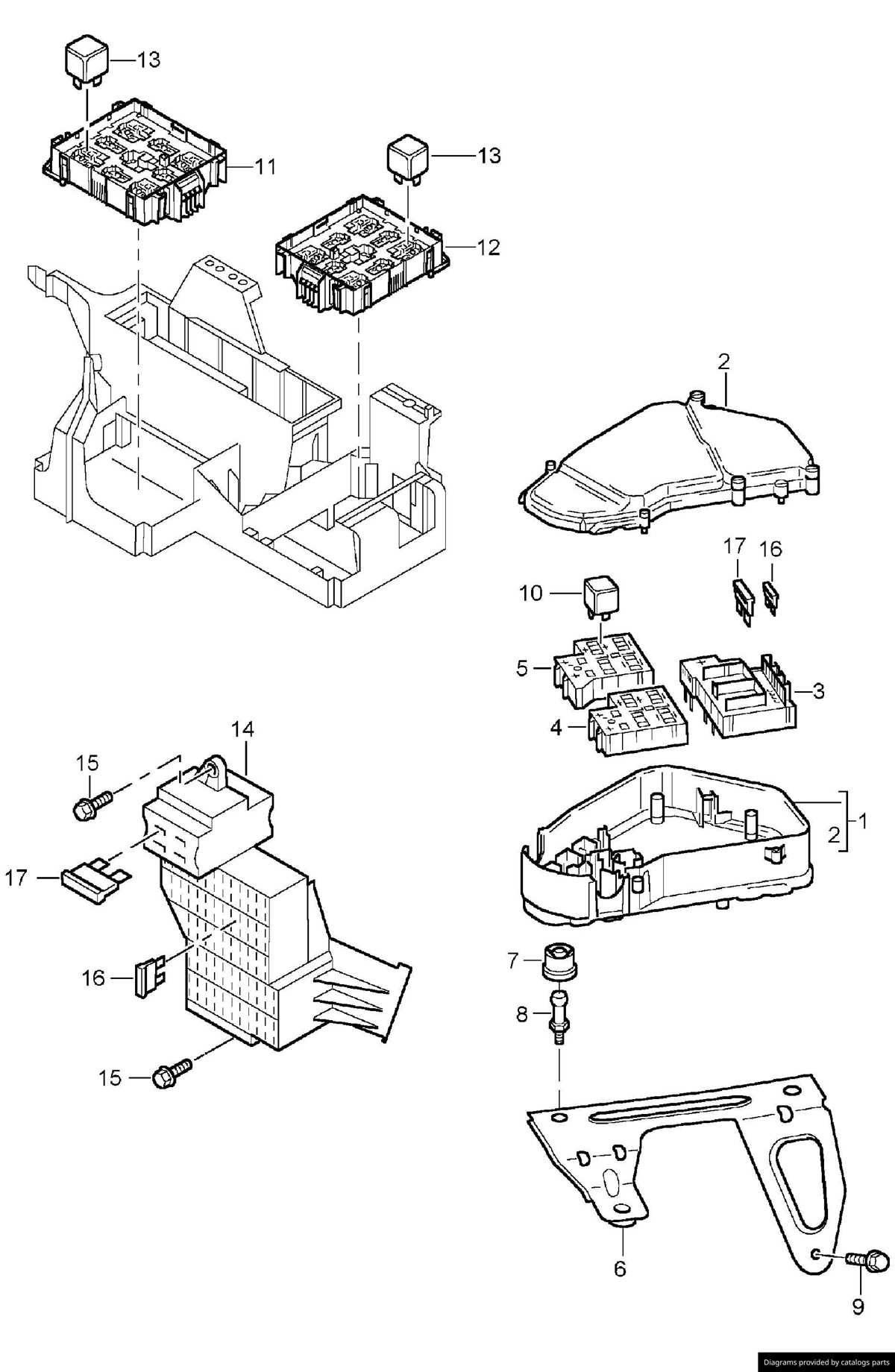 2010 porsche panamera fuse box diagram